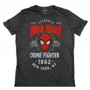 Polo manga corta gris Spiderman